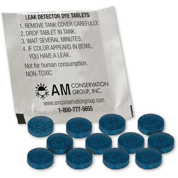 Niagara Conservation Toilet Tank Leak Detector Tablets 50 Packs 100 Tablets